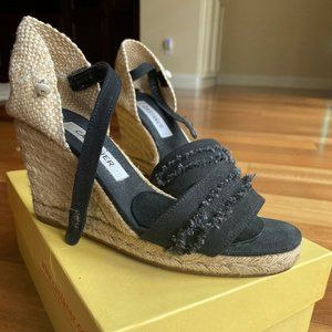 Castaner Black Espadrille Sandals - Women Size 35 (5)